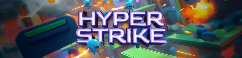 HyperStrike is a fast-paced online action game that requires reflexes and tactics. Roll through different weapons and kill enemies!