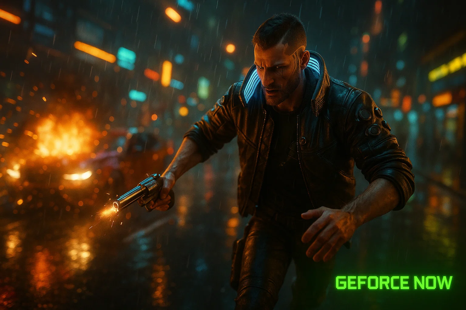 High-performance gameplay with ray tracing, representing NVIDIA GeForce NOW cloud gaming service