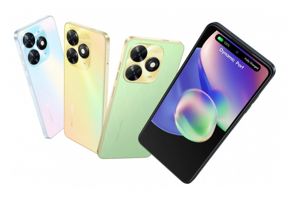 4 colours of tecno spark 20c