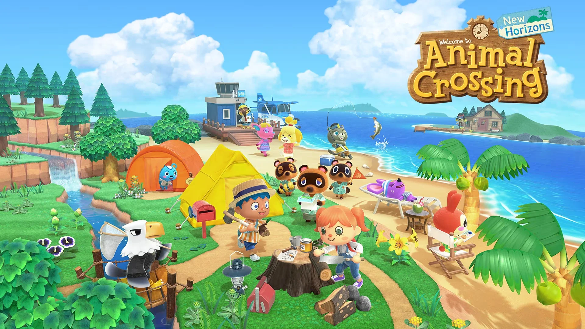 Animal Crossing: New Horizons Feature Image. All characters