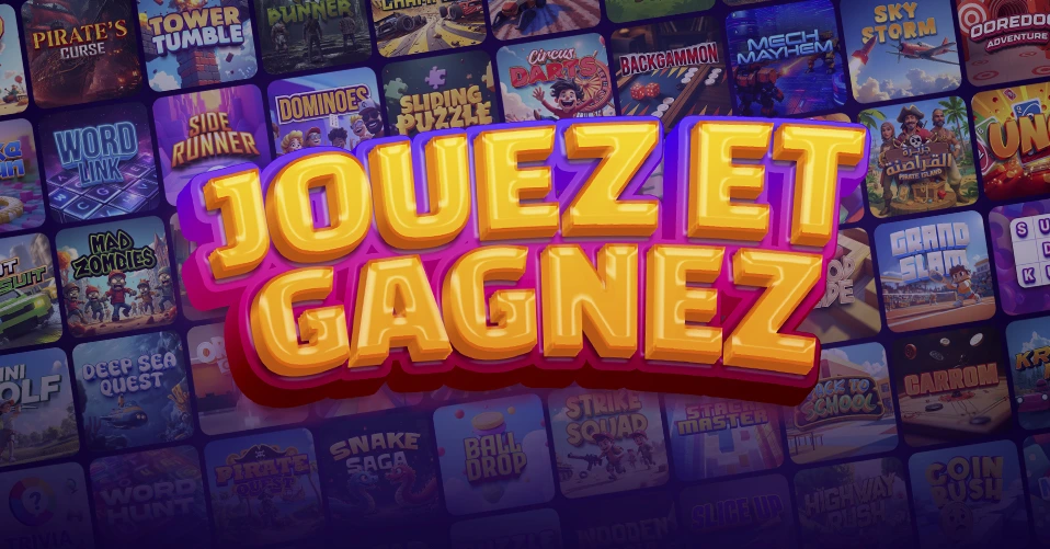 Gagnez des iPad, des consoles et bien plus encore dans les jeux mobiles « play-to-win » 2025 d'Exscape. Explorez des mondes et affrontez.