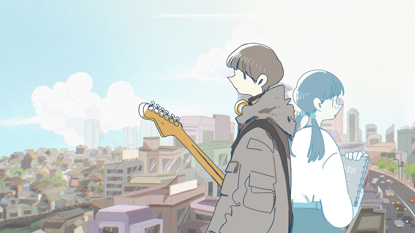 Afterlove EP narrative screenshot highlighting emotional dialogue and music-inspired visual art style.